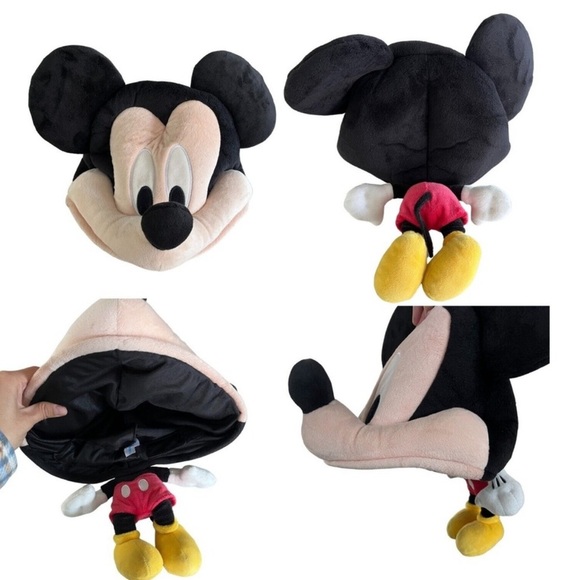 Mickey Mouse Fan Cap Hat w/ Body Tokyo Disney Resort Limited Adjustable